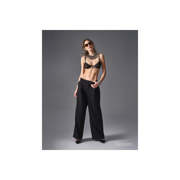 Aurorium demi-soutien-gorge noir